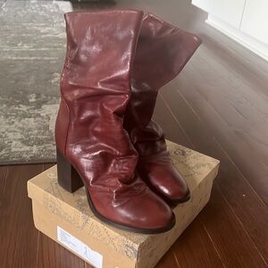 Free People Elle Block Heel Boot slouchy